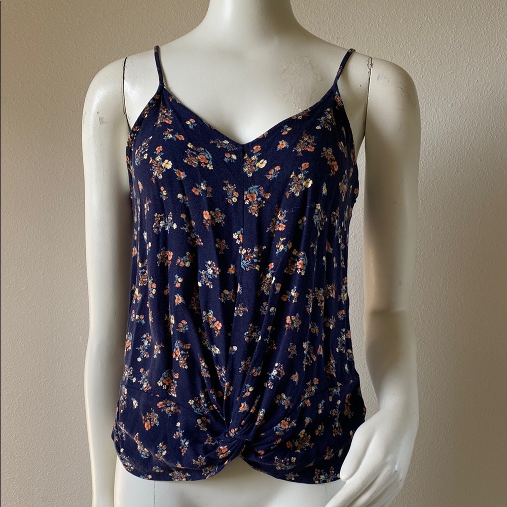 Floral Navy Women's Top